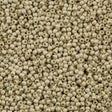 Toho Round Seed Bead 6/0 Permanent Finish Matte Galvanized Aluminum 2.5-inch tube (558PFF)