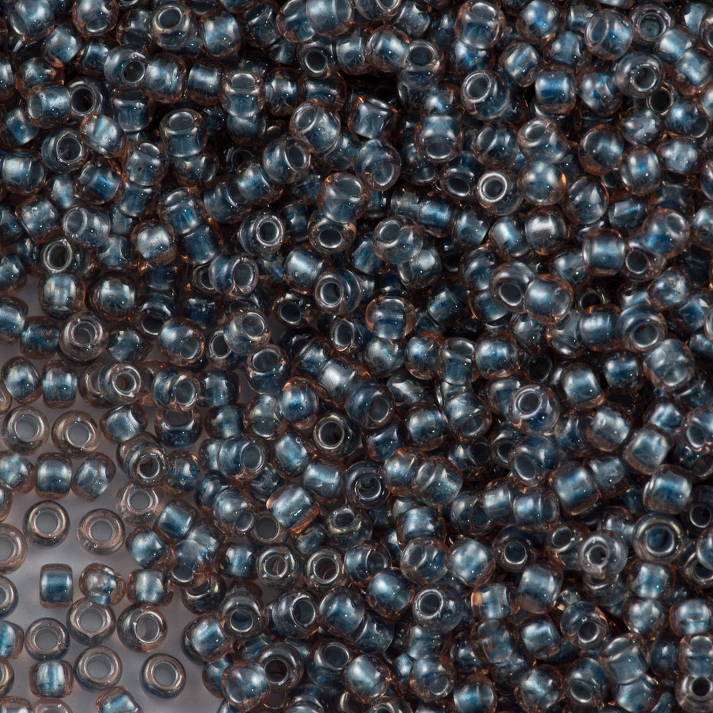 Toho Round Seed Beads 6/0 Inside Color Lined Colonial Blue 2.5-inch tube (288)