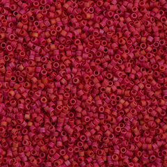 Miyuki Delica Seed Bead 10/0 Matte Opaque Luster Red 7g Tube DBM362