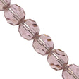 TRUE CRYSTAL 6mm Round Bead Light Amethyst Champagne (212 CH)