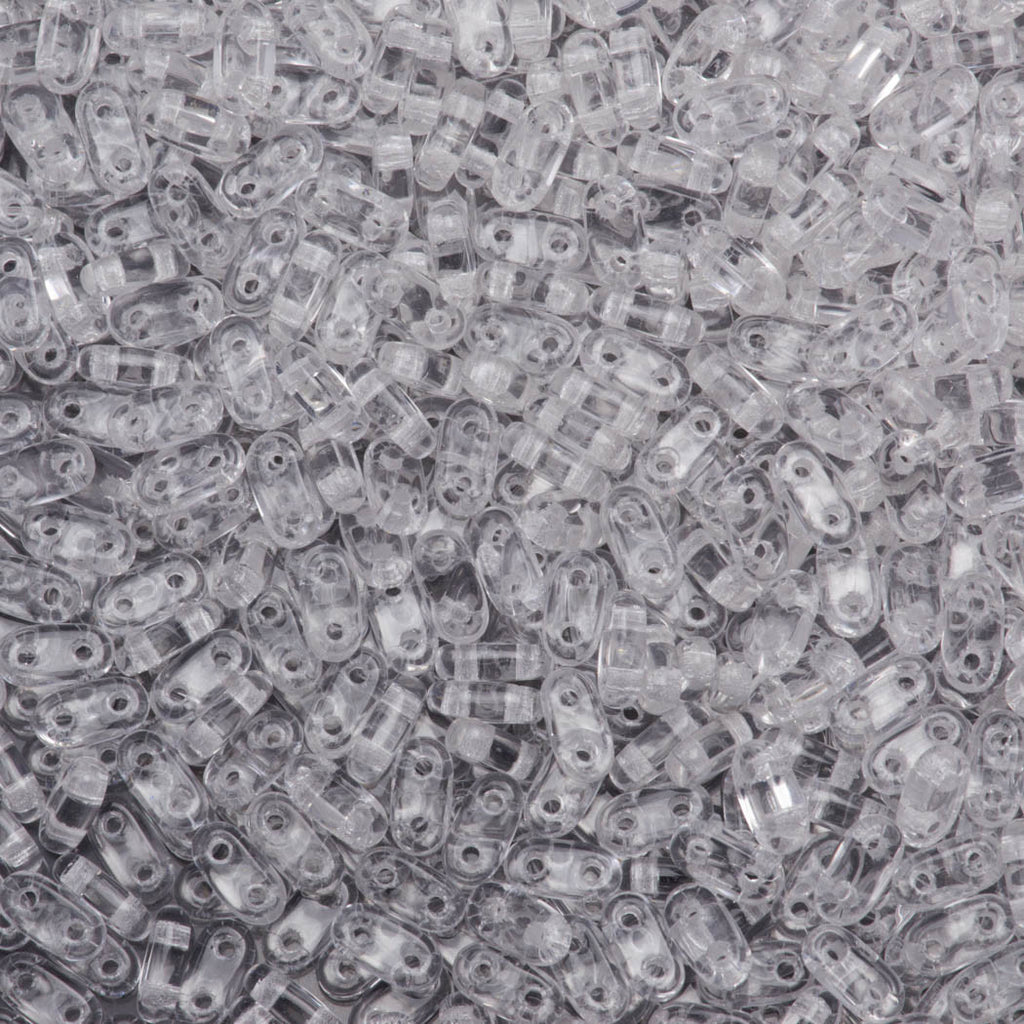 CzechMates 2x6mm Two Hole Bar Crystal Beads 15g (00030)