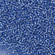 50g Toho Round Seed Bead 11/0 Silver Lined Matte Light Cobalt (33F)