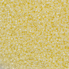 Miyuki Delica Seed Bead 11/0 Opaque Luster Whipped Butter 2-inch Tube DB1531