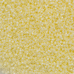 Miyuki Delica Seed Bead 11/0 Opaque Luster Whipped Butter 2-inch Tube DB1531
