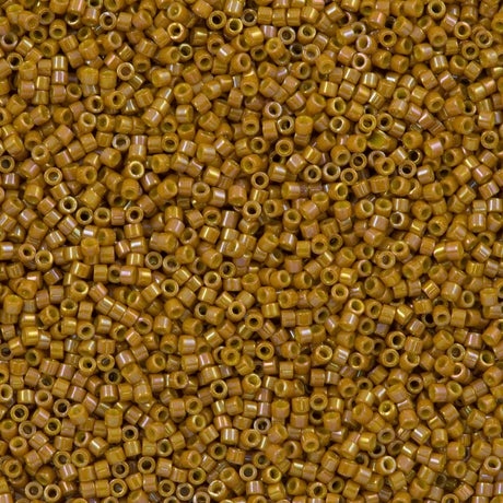 Miyuki Delica Seed Bead 11/0 Opaque Glazed Hawthorne AB 2-inch Tube DB2272