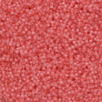 25g Miyuki Delica Seed Bead 11/0 Inside Color Lined Rose Pink DB70