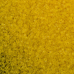 25g Miyuki Delica Seed Bead 11/0 Transparent Yellow DB710