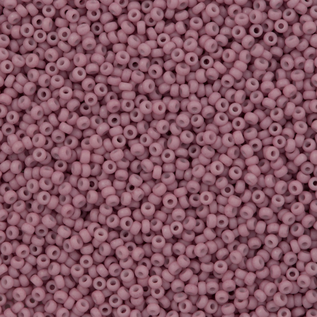 50g Miyuki Round Seed Bead 11/0 Opaque Matte Light Rose (2024)
