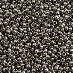 50g Toho Round Seed Bead 6/0 Nickel Plated (711)