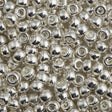 Miyuki Round Seed Bead 6/0 Bright Sterling Silver Plated 20g Tube (961)