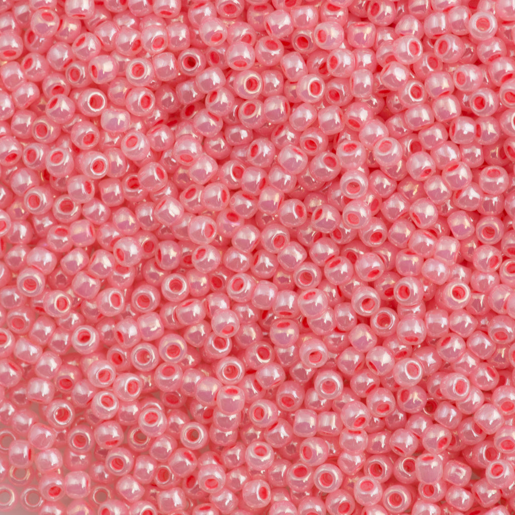 Toho Round Seed Bead 11/0 Ceylon Impatiens Pink 2.5-inch Tube (911)