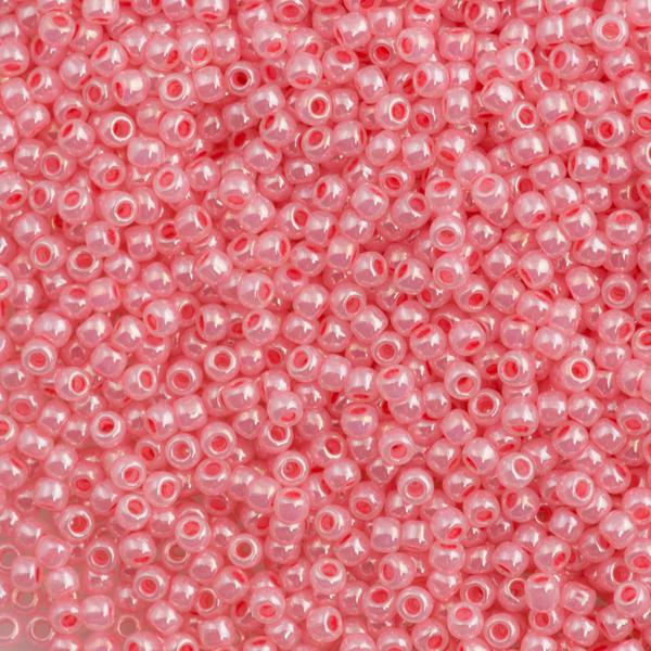 50g Toho Round Seed Bead 11/0 Ceylon Impatiens Pink (911)