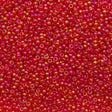 50g Miyuki Round Seed Bead 11/0 Transparent Red AB (254D)