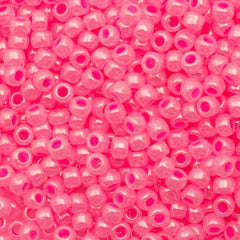 50g Toho Round Seed Bead 11/0 Ceylon Hot Pink (910)
