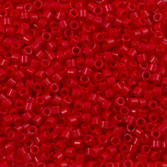 Miyuki Delica Seed Bead 10/0 Opaque Red 7g Tube DBM723