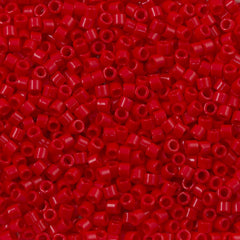 Miyuki Delica Seed Bead 10/0 Opaque Red 7g Tube DBM723