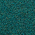 50g Miyuki Round Seed Bead 11/0 Matte Dark Green AB (147FR)