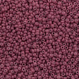 Miyuki Round Seed Bead 11/0 Opaque Matte Dyed Old Rose 22g Tube (2046)
