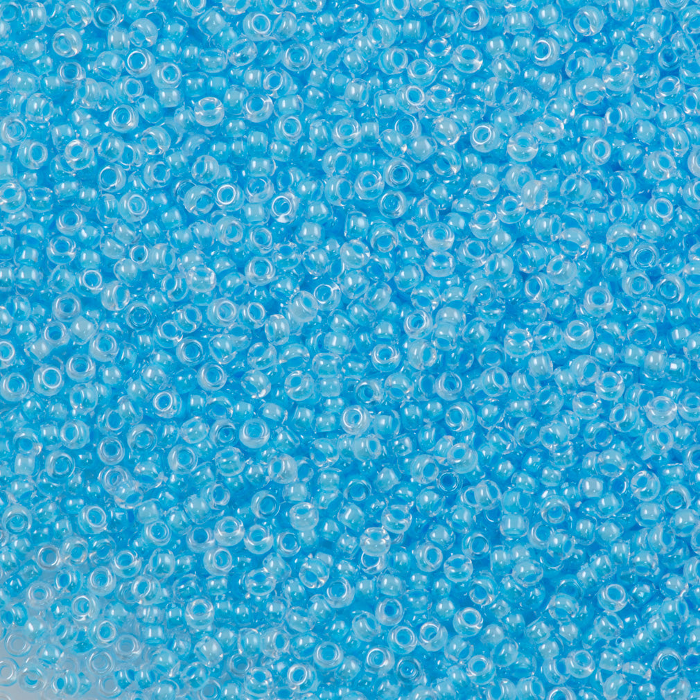 50g Miyuki Round Seed Bead 11/0 Luminous Ocean Blue (4300)