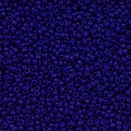 Miyuki Round Seed Bead 15/0 Opaque Cobalt 2-inch Tube (414)