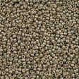 Miyuki Round Seed Bead 15/0 Duracoat Galvanized Light Pewter 2-inch Tube (4221)