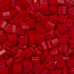 Miyuki Tila Seed Bead Opaque Dark Red 7g Tube (408)