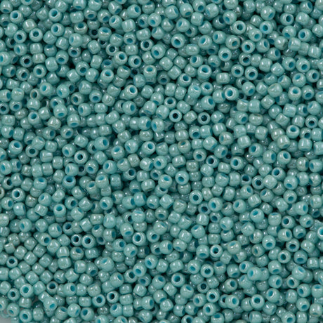 50g Toho Round Seed Bead 11/0 Opaque Lagoon Luster (1611)