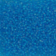 Toho Round Seed Bead 11/0 Dark Caribbean AB 2.5-inch Tube (163B)