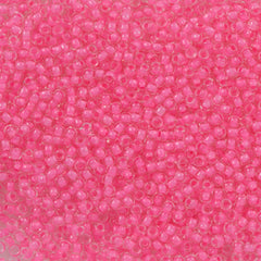 50g Toho Round Seed Bead 11/0 Inside Color Lined Carnation (965)
