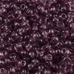 Czech Seed Bead 6/0 Transparent Light Amethyst 50g (20010)