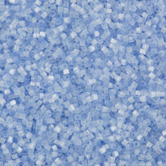 25g Miyuki Delica seed bead 11/0 Blue Satin Silk Glazed DB831