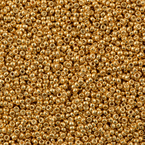 15/0 Metallic Gold Seed Beads (Tiny)