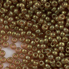 Miyuki Round Seed Bead 8/0 Topaz Gold Luster 22g Tube (311)
