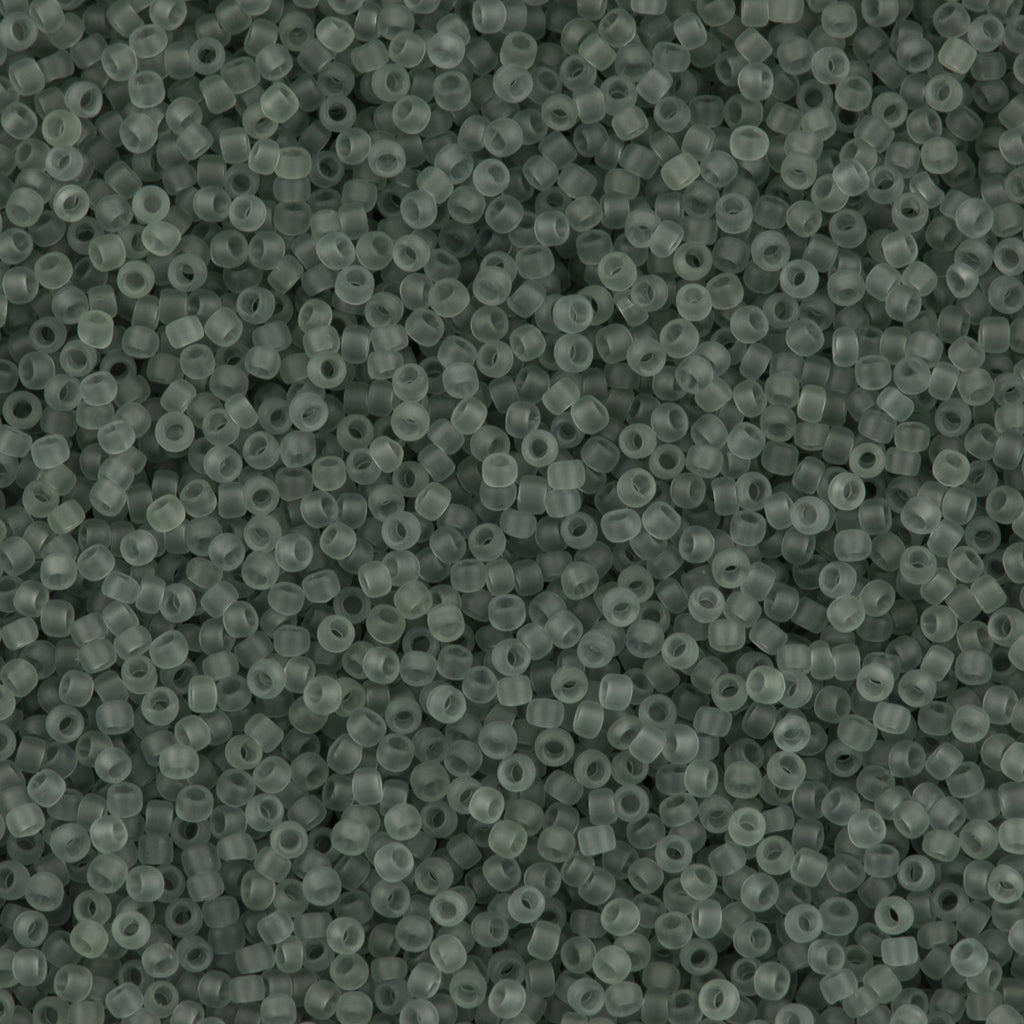 Toho Round Seed Bead 11/0 Transparent Matte Gray 19g Tube (9F)