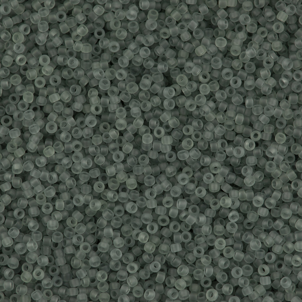 Toho Round Seed Bead 11/0 Transparent Matte Gray 19g Tube (9F)