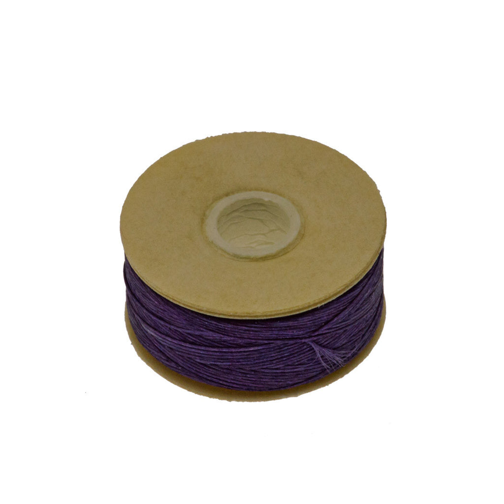 Size B Nymo Nylon Dark Purple Thread 72 yard bobbin