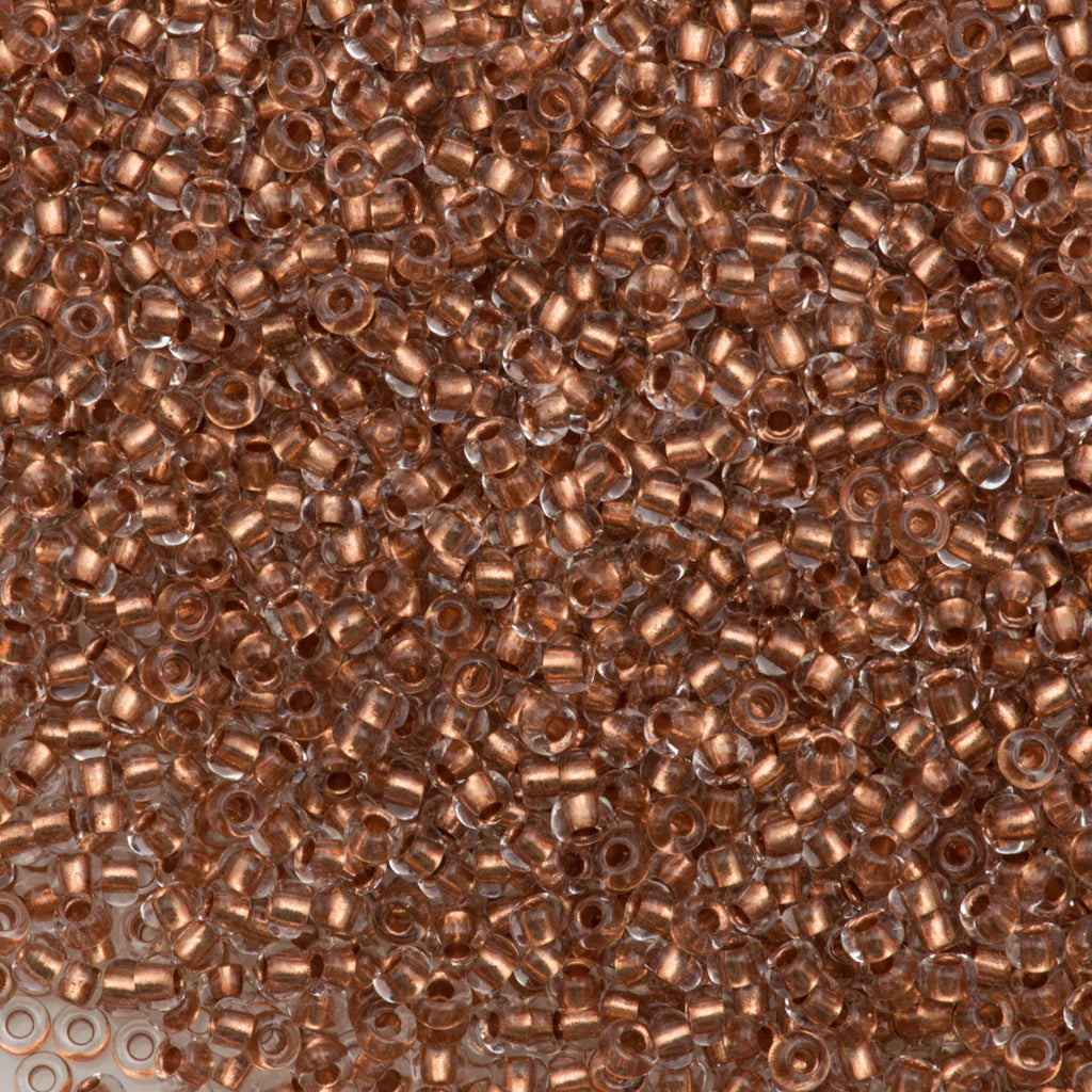 Czech Seed Bead 10/0 Copper Lined Crystal 15g (68105)