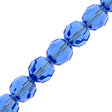 TRUE CRYSTAL 6mm Round Bead Sapphire (206)