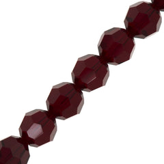 TRUE CRYSTAL 10mm Round Bead Siam (208)