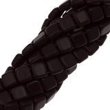 50 CzechMates 6mm Two Hole Tile Beads Wild Raisin (13730)-brown