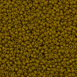 Miyuki Round Seed Bead 8/0 Duracoat Opaque Hawthorne 22g Tube (4456)-Green