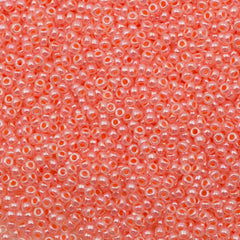 Miyuki Round Seed Bead 8/0 Coral Ceylon 22g Tube (539)