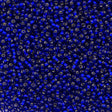 Czech Seed Bead 10/0 Transparent Silver Lined Cobalt 15g (37100)