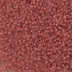50g Czech Seed Bead 10/0 Terracotta Color Lined (38395)