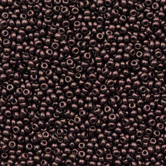 50g Czech Seed Bead 10/0 Opaque Luster Purple (49095)