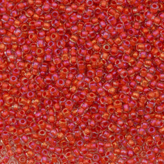 50g Toho Round Seed Beads 11/0 Inside Color Lined Tropical Sunset Luster (190)