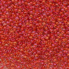 Toho Round Seed Bead 11/0 Inside Color Lined Tropical Sunset Luster 2.5-inch Tube (190)