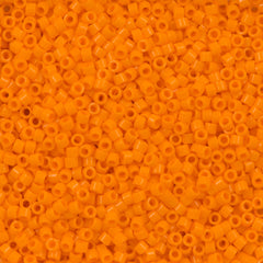 100g Miyuki Delica Seed Bead 11/0 Opaque Light Orange DB1133