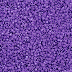100g Miyuki Delica seed bead 11/0 Dyed Opaque Purple DB1379