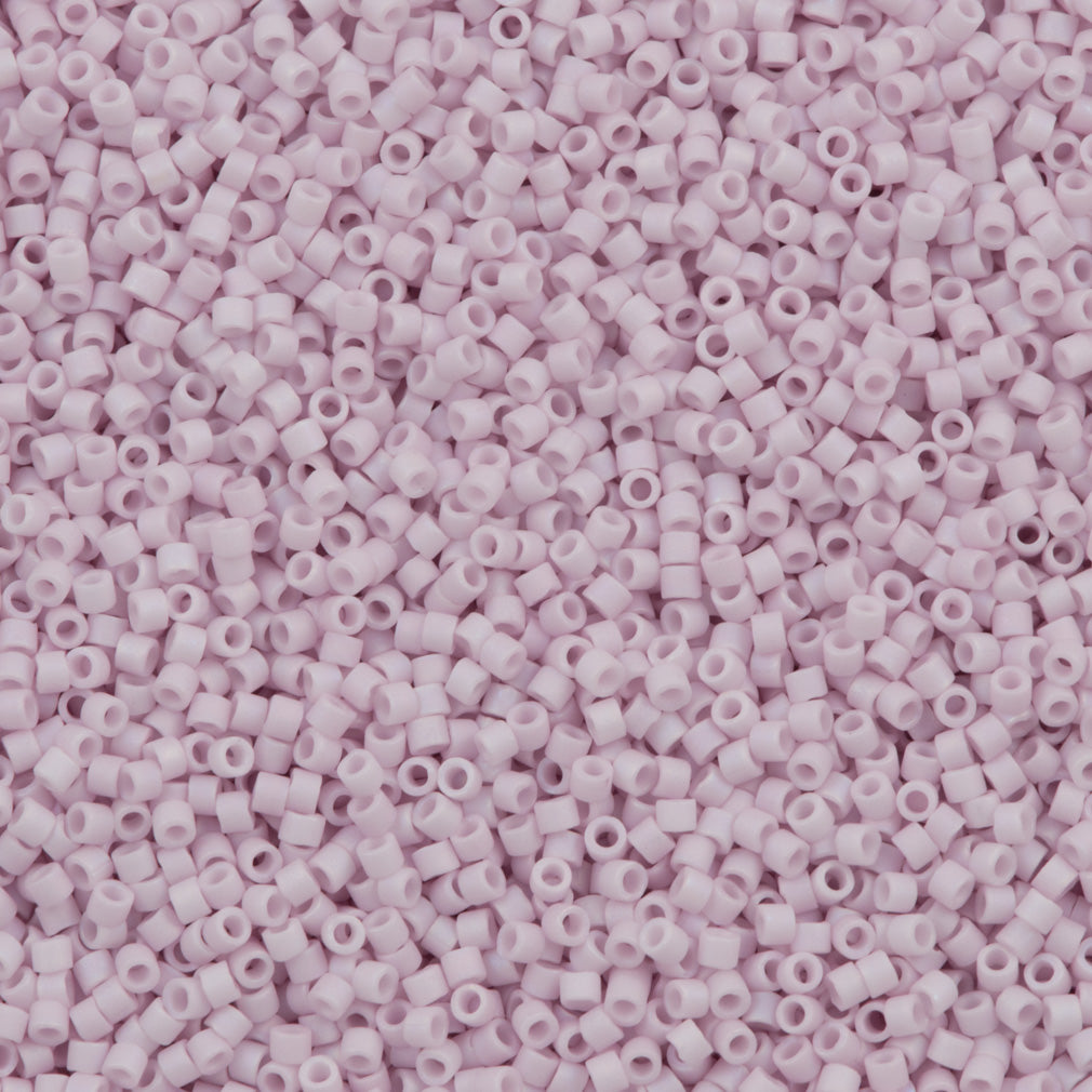 Miyuki Delica Seed Bead 11/0 Opaque Matte Berry Smoothie AB 2-inch Tube DB1524